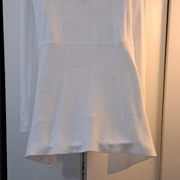 White asynmetrical cardigan Colori Small - Picture 7 of 12